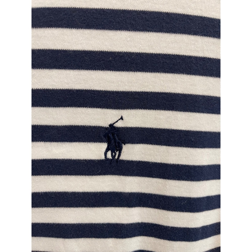 Polo Ralph Lauren Mens 4XLT Striped Short Sleeve Polo Shirt Navy White 4LT New - Picture 3 of 11